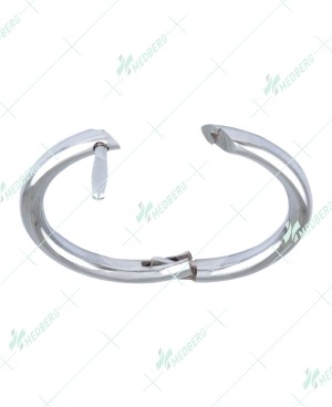 Bull Nose Ring Steel Nickel Plated 