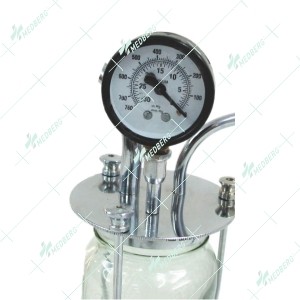 Glass Bottle/Vacuum Gauge