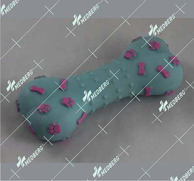 Bone and dumbbell shape of squeak vinyl toys
