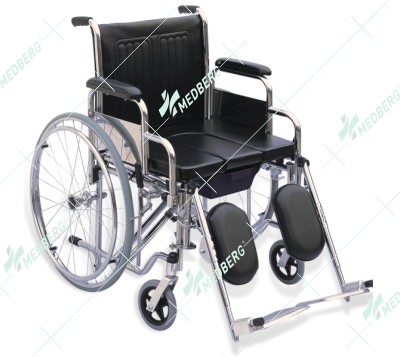 Heavy Duty Commode Wheelchair