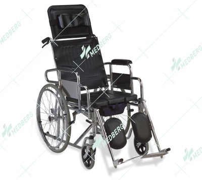 Commode Wheelchair for Users with Stroke/Pamplegia/Gatism