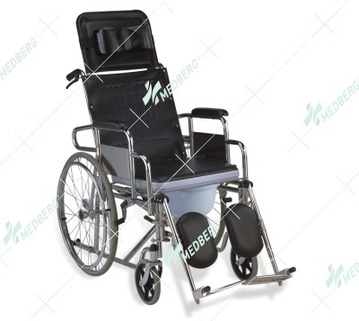 Commode Wheelchair for Users with Paralysis/Stroke/Gatism