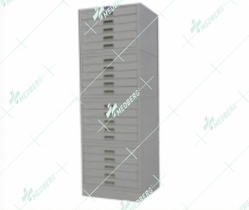 Pathology wax block cassettes  cabinet