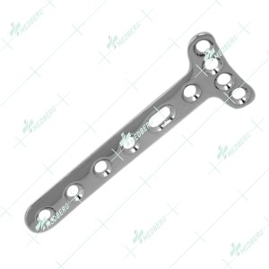 3.5mm Small “T” Plate, Right Angled, (4 Head Holes)