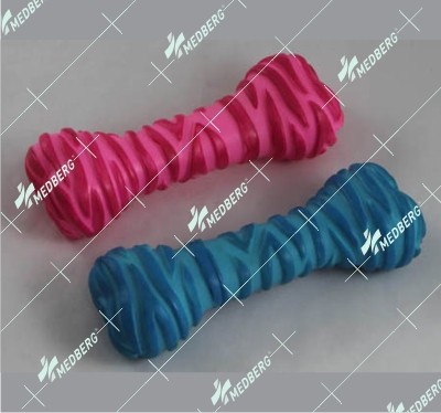 Bone and dumbbell shape of squeak vinyl toys