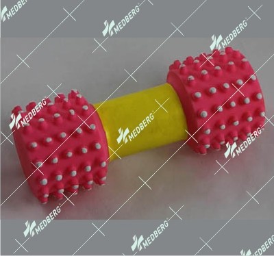 Bone and dumbbell shape of squeak vinyl toys