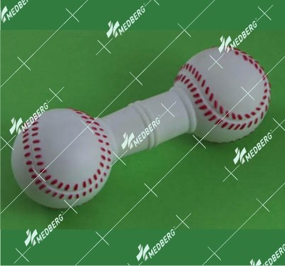 Bone and dumbbell shape of squeak vinyl toys