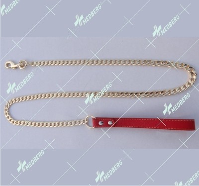 SNAKE CHAIN WITH LEATHER HANDLE