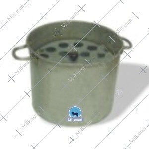 Water Bath plain with rack of Aluminium for Butyrometer