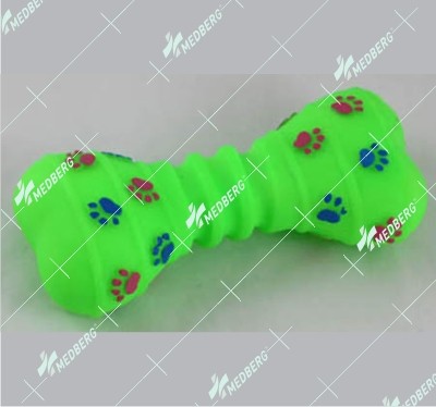Bone and dumbbell shape of squeak vinyl toys