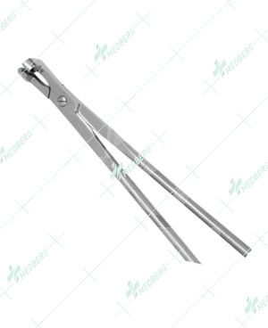 Tooth Forceps Curved Handle 