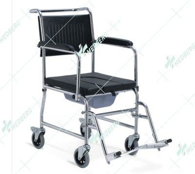 Steel Commode Wheelchair 