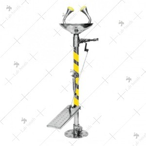 Foot Operated Eye Wash Unit [Stainless Steel]