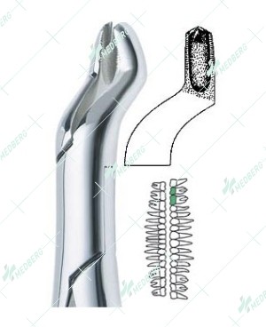 53R Extraction Forceps-Carbide Tip