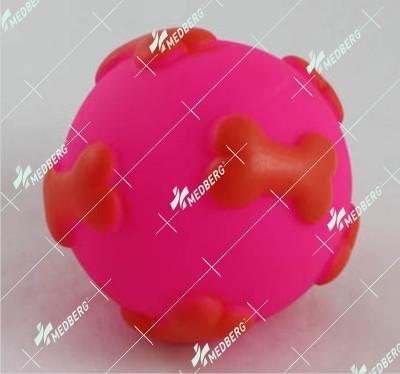 Ball shape of squeak vinyl toys