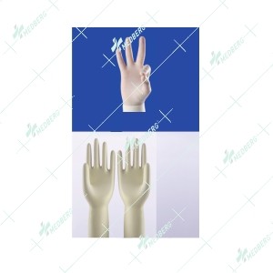 Latex Examination Gloves Sterile Powderfree (Chlorinated / Polymer Coated)