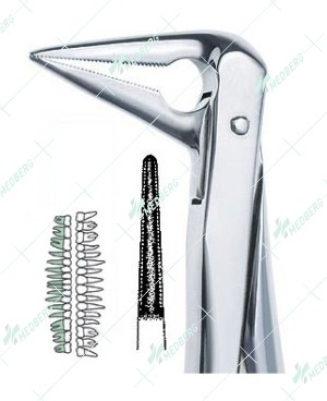 859 Carbide Tip Extraction Forcep
