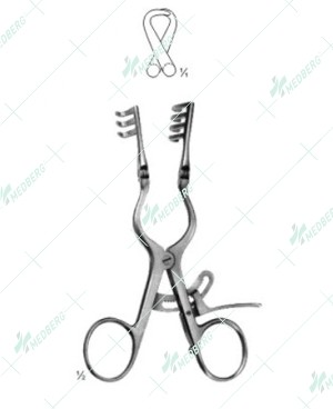 Adson-Baby Retractors, 140 mm