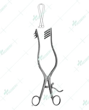Adson Retractors, Sharp, 265 mm