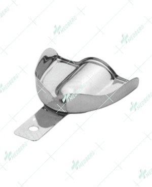 Anatomic Solid Regular Stainless Steel Impression Tray