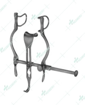Balfour-Baby Retractor, Lateral blades 27 mm deep center, 21 x 24 mm