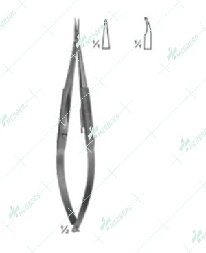 Barraqure Needle Holder, without Catch, 120 mm