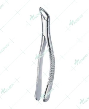 Bayonet Tip Lower Atraumatic Extraction Forceps
