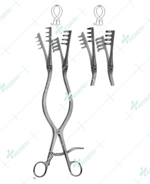 Beckmann-Adson Retractors, 310 mm
