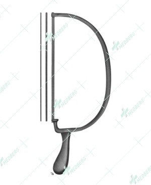 Bier Saw, with blades, 270 mm