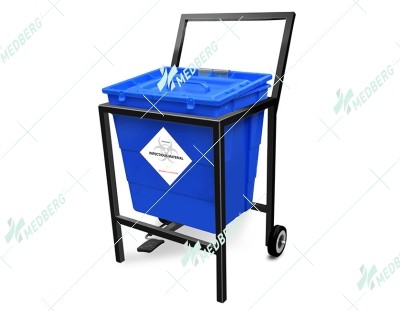 Waste Segregation Trolleys (Mild Steel) 30 Ltr