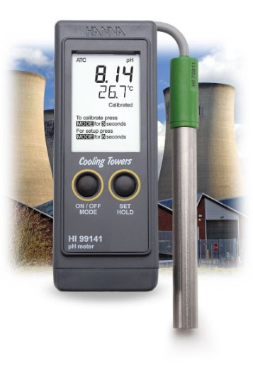 Boiler and Cooling Tower pH Portable Meter - HI99141