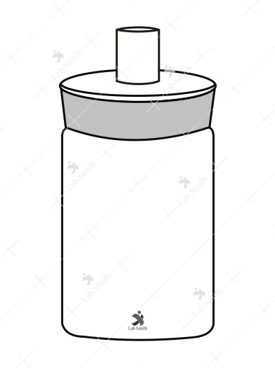 Bottles Wide Mouth, with interchangeable stopper for 15 mm. Suba Seals..
