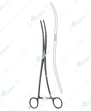 Bozemann Uterine Dressing Forceps, 250 mm