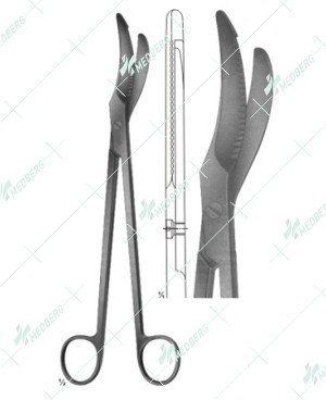 Braun-Stadler Episiotomy Scissors, 240 mm