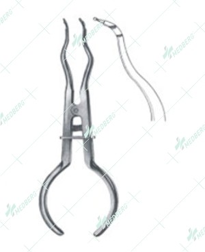 Brewer Rubber Dam Clamp Forceps, 175 mm