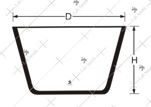 Broad Base Crucibles