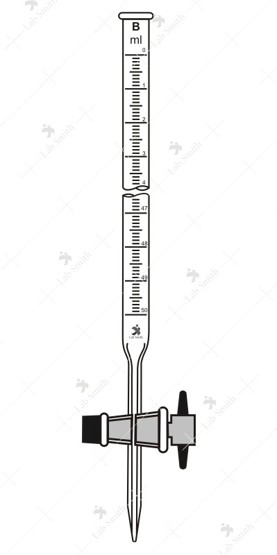 Burette with Straight Bore PTFE Key Stopcock. Accuracy as per Class ‘B’.jpg