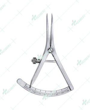 Castroviejo Caliper, Short, 0-40mm Range, 9cm Long