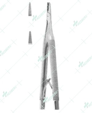Castroviejo Needle Holders & Stainless Steel Saliva Ejectors, 13 cm