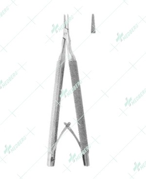 Castroviejo Needle Holders & Stainless Steel Saliva Ejectors, 13 cm