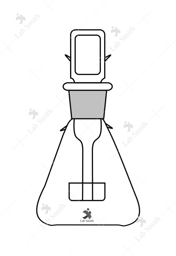 Cavett Blood Test Apparatus, consists of Conical Flask 100 ml.