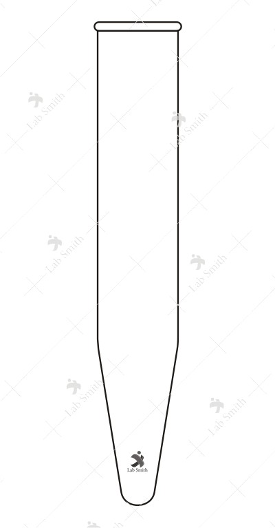 Centrifuge Tube, Conical bottom, plain.