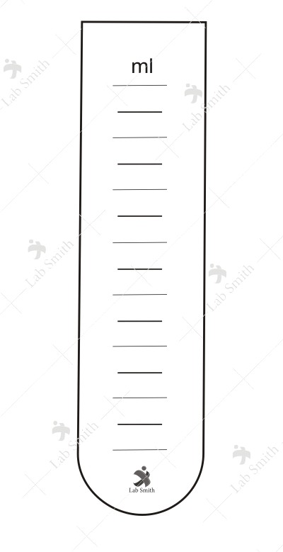 Centrifuge Tube, Round Bottom, graduated.