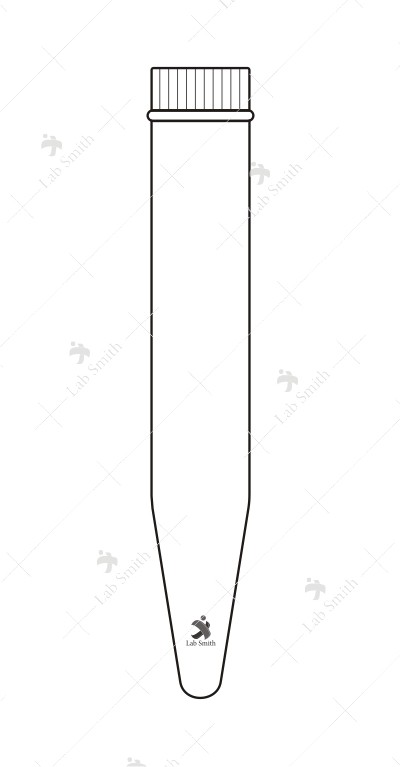 Centrifuge Tube, with Screw Cap, Plain.