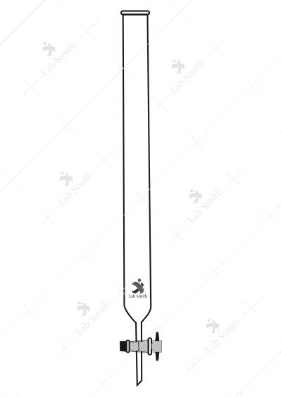 Chromatography Columns, Plain with PTFE key Stopcock.