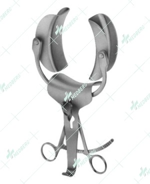 Collin Retractor, Sharp, 37 x 62 mm, 54 x 55 mm