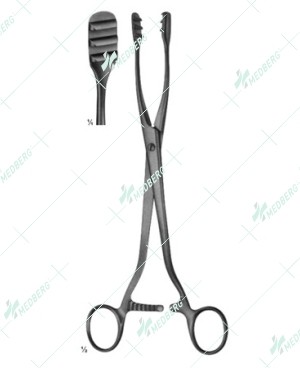Collin Uterine Elevating Forceps, 250 mm