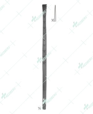 Cottle Fishtial Chisel, with protected ends, 180 mm