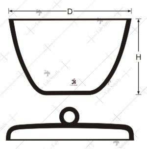 Crucible Swellling Number (B.S 1016 part I ) Transparent 