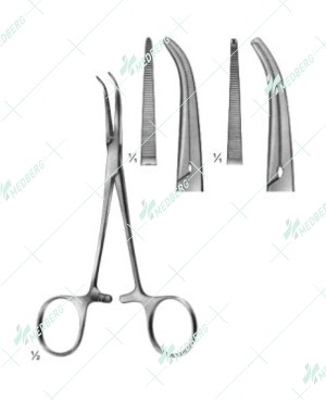 Dandy Forceps, Curved sideways